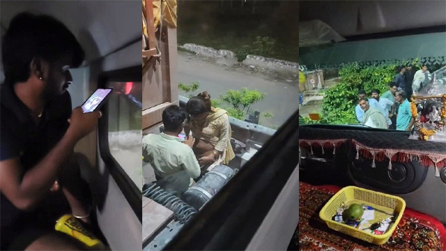 Indian Trans Blowjob Fucked in Public